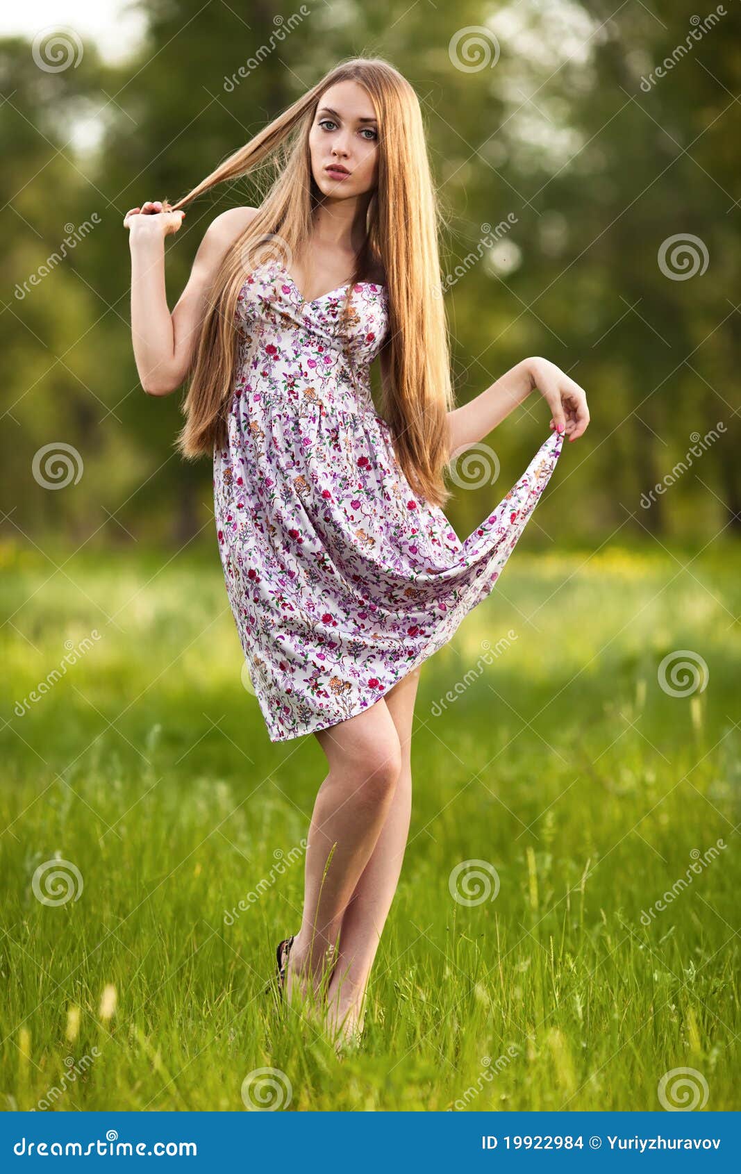beauty blonde outdoor Woman